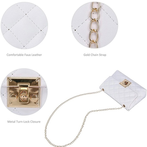 Quilted Crossbody Clutch Purse - Picture 4 of 4